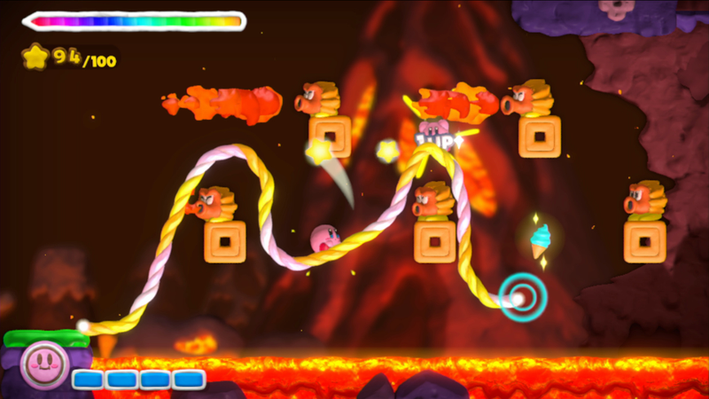 Kirby And The Rainbow Curse on Wii U